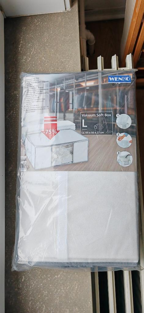 Softbox vacuümopbergdoos van Wenko 2 st, Huis en Inrichting, Overige Huis en Inrichting, Nieuw, Ophalen