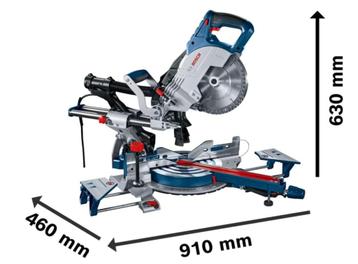 Scie à onglet Bosch Professionnel GCM 8 SJL + GTA 2600