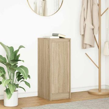 Dressoir 29,5x34x76 cm bewerkt hout sonoma eikenkleurig beschikbaar voor biedingen