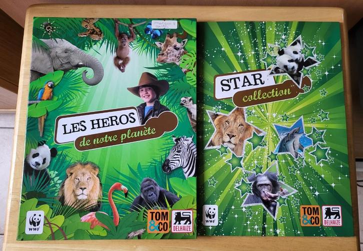 Lot de cartes Les Héros de notre Planète (Delhaize – Tom&Co), Verzamelen, Supermarktacties, Overige supermarkten, Ophalen