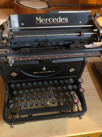 Typemachine, vintage, merk Mercedes