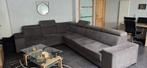 A vendre divan en coin gris, Maison & Meubles, Canapés | Salons, 250 à 300 cm, Quatre personnes ou plus, Enlèvement, Utilisé