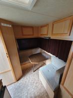 Nette retro caravan met 4 slaapplaatsen -750kg!, Caravans en Kamperen, Caravans, Overige merken, Standaardzit, Omvormbare zithoek