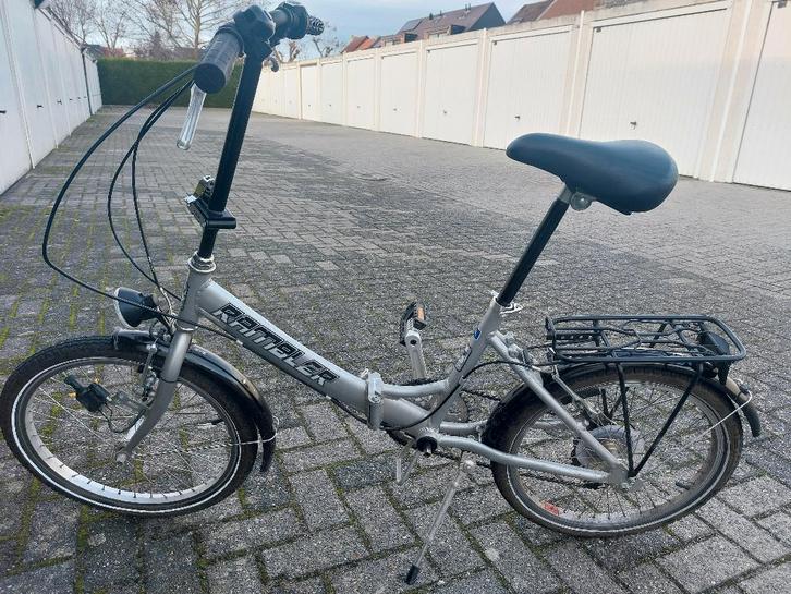 aluminium vouwfiets Rambler - kleine herstelling nodig, Fietsen en Brommers, Fietsen | Vouwfietsen, Gebruikt, Overige merken, Ophalen