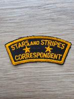 US WW2 Stars and Stripes correspondent patch, Verzamelen, Ophalen of Verzenden