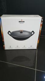 Nieuw gietijzeren wok van buccan⁶, Huis en Inrichting, Ophalen of Verzenden, Nieuw, Gietijzer, Wok