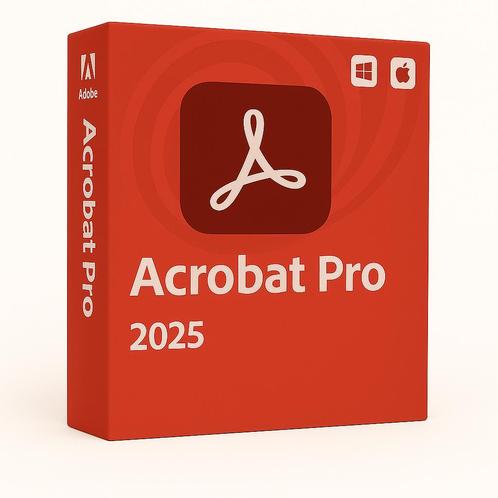 Acrobat Pro 2025, Computers en Software, Office-software, Nieuw, MacOS, Windows, Ophalen