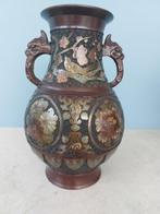 Vase en bronze cloisonné d'Asie Japon, Ophalen