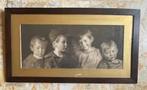Fotogravure Viggo Johansen (1851-1935) - Vier kinderen, Antiek en Kunst, Ophalen of Verzenden
