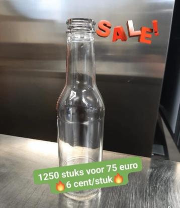 Super Promo! 1250 nieuwe flessen –slechts €75! (6 cent/stuk) beschikbaar voor biedingen