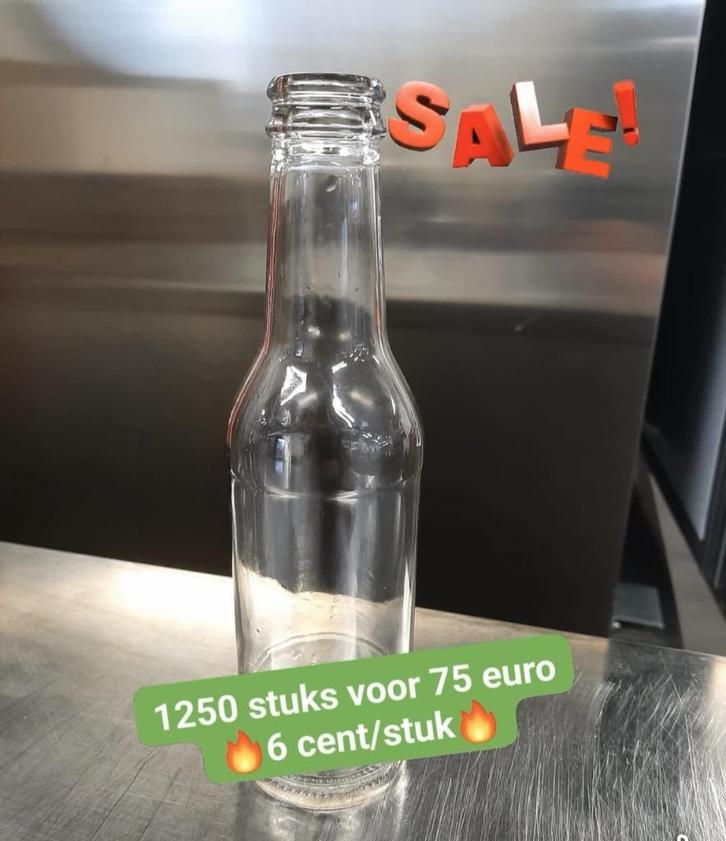 Super Promo! 1250 nieuwe flessen –slechts €75! (6 cent/stuk), Huis en Inrichting, Overige Huis en Inrichting, Nieuw, Ophalen