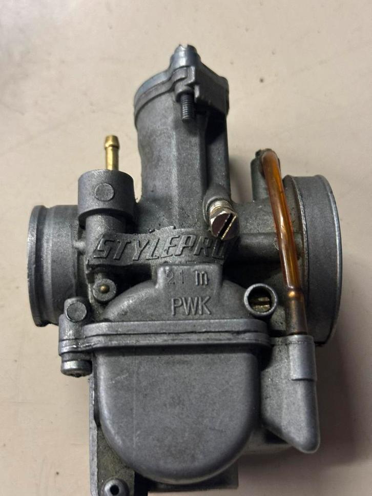 21 mm stylepro pwk vlakschuif carburateur Derbi, Aprillia, Fietsen en Brommers, Brommeronderdelen | Algemeen, Zo goed als nieuw