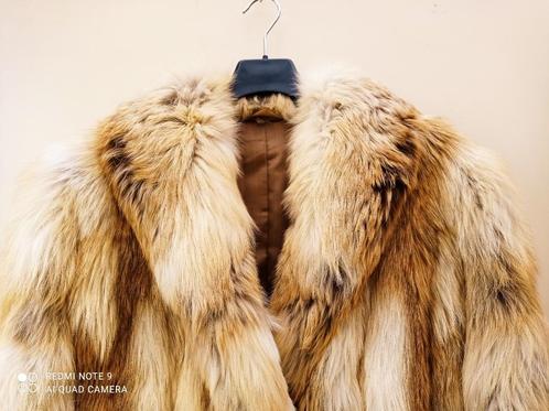 Bontjas, Kleding | Dames, Jassen | Winter, Zo goed als nieuw, Maat 42/44 (L), Oranje, Ophalen