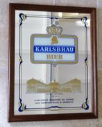 Miroir Karlsbrau Beer Karlsberg Brauerei Germany 36 x 46 cm, Collections, Marques de bière, Autres marques, Autres types, Utilisé