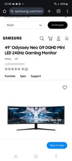 Gaming monitor Samsung odyssey g9 neo 49, Computers en Software, Monitoren, Ophalen, Zo goed als nieuw, Gaming, LED