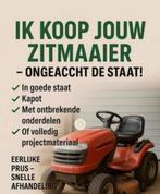 ZITMAAIER GEZOCHT (mag kapot zijn alles mag mankeren), Tuin en Terras, Zitmaaiers, Ophalen of Verzenden, Zo goed als nieuw
