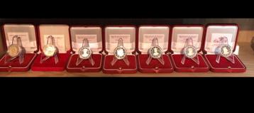 2€ Monaco Proof 2010,11,19,21,22,23&24, Postzegels en Munten, Munten | Europa | Euromunten, Ophalen of Verzenden, Monaco