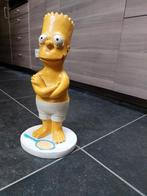 Statue vintage de Bart Simpson en plâtre., Collections, Utilisé, Enlèvement ou Envoi