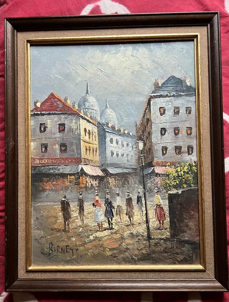 QuatreTableaux (Huiles sur Toile) -Paris, Marines & Paysages, Antiquités & Art, Art | Peinture | Classique, Enlèvement