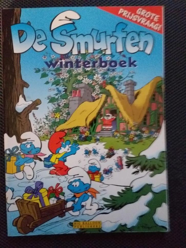 SMURFEN " WINTERBOEK", Boeken, Stripverhalen, Gelezen, Meerdere stripboeken, Ophalen of Verzenden