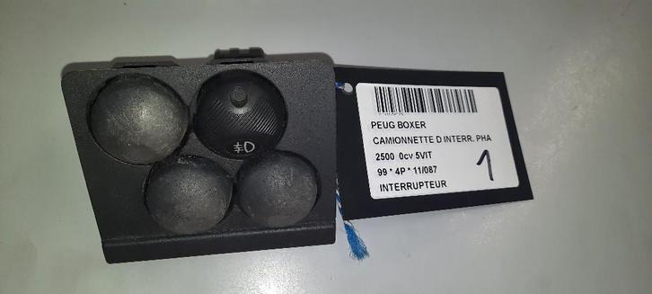 SCHAKELAAR Peugeot Boxer (230L) (1303457070), Auto-onderdelen, Dashboard en Schakelaars, Peugeot, Gebruikt