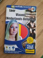 Leer vlaams (nederlands-belgisch) talk now, Computers en Software, Educatie- en Cursussoftware, Ophalen of Verzenden, Zo goed als nieuw