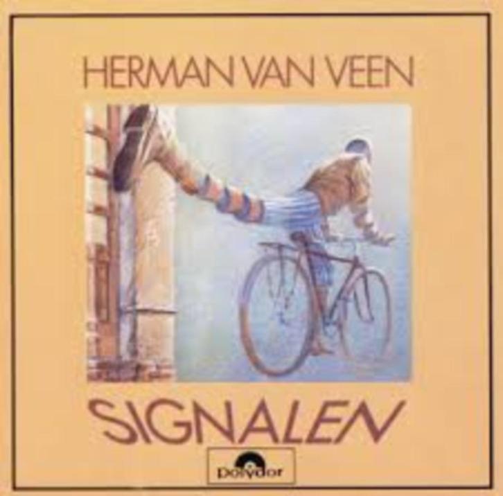 HERMAN VAN VEEN *  SIGNALEN *  LP, Cd's en Dvd's, Vinyl | Nederlandstalig, Zo goed als nieuw, Levenslied of Smartlap, 12 inch