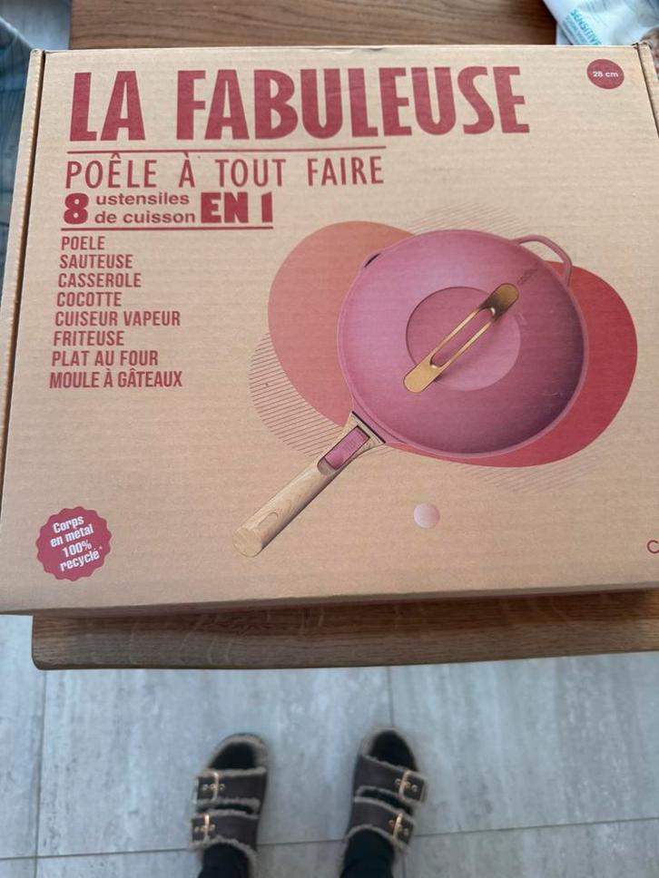 La fabuleuse poêle multi fonctions 28cm, Maison & Meubles, Cuisine | Casseroles & Poêles, Neuf, Poêle à frire ou Sauteuse, Autres matériaux