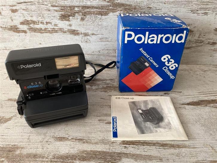 Polaroid 636 closeup vintage camera in orginele doos [1339], TV, Hi-fi & Vidéo, Appareils photo analogiques, Comme neuf, Polaroid