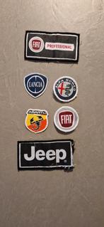 Patches Fiat Lancia Abart Alfa Romeo Jeep, Verzamelen, Ophalen of Verzenden, Gebruikt