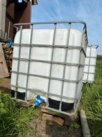 Watervat / IBC container 1000 liter, Gebruikt, Ophalen of Verzenden, Metaal