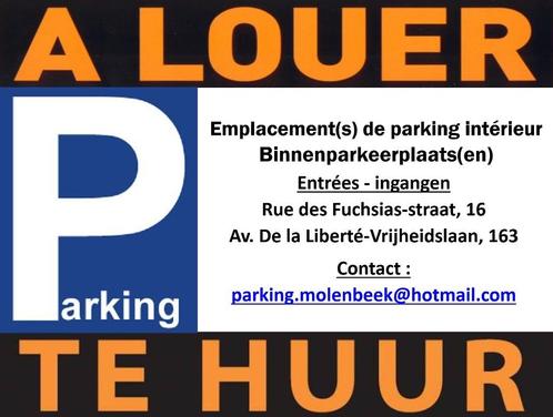 Molenbeek / WAGEN en MOTO beveiligd ondergrondse parking, Immo, Garages en Parkeerplaatsen, Brussel