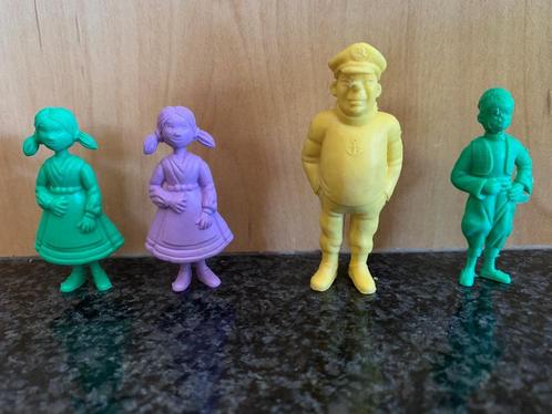 4 monochromes Esso : Tintin et le lac aux requins, Verzamelen, Stripfiguren, Zo goed als nieuw, Beeldje of Figuurtje, Kuifje, Ophalen of Verzenden