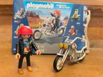 Playmobil motorrijdster met chopper 5526, Enlèvement ou Envoi, Utilisé