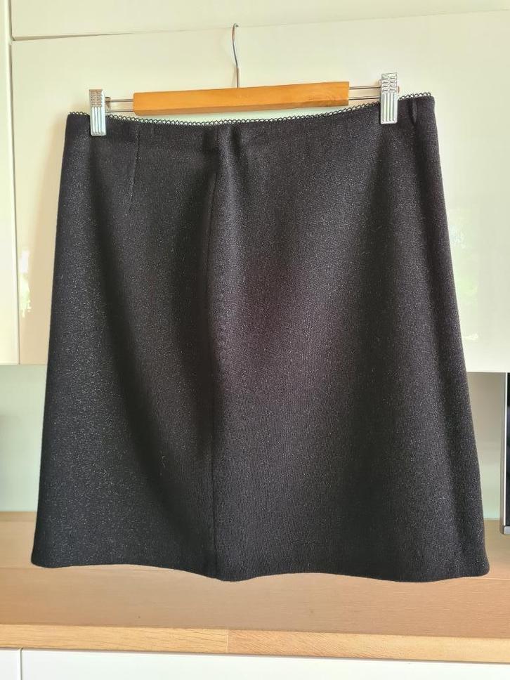 Zwart rokje 'Avoca' (maat: 38), Kleding | Dames, Rokken, Zo goed als nieuw, Maat 38/40 (M), Zwart, Boven de knie, Ophalen of Verzenden