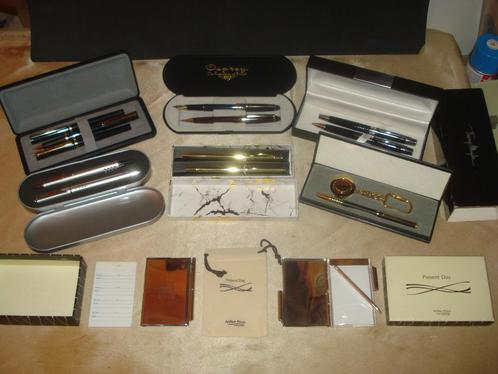 Lot de 7 Ensembles avec Stylos-Bille, Stylos-Plume & Rollers, Verzamelen, Pennenverzamelingen, Nieuw, Pennenset, Overige merken