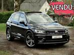 VW Tiguan 2.0 TDI R-Line **VENDU**, Autos, SUV ou Tout-terrain, 5 places, Carnet d'entretien, Noir