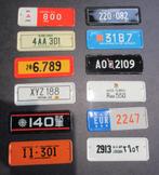 12 mini gadgets de plaques d'immatriculation, Enlèvement ou Envoi, Utilisé