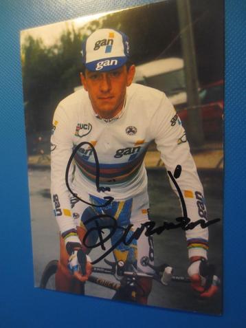 wielerkaart 1994 wk team gan chris boardman signe, Envoi, Comme neuf