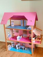 Houten poppenhuis - Barbiehuis, Ophalen, Poppenhuis