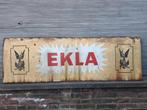 plaque emaille bieres ekla, Verzamelen, Ophalen