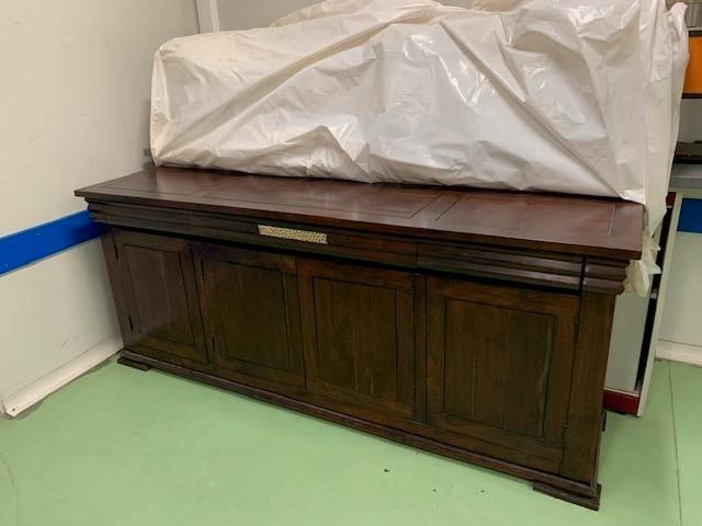 Dressoir - wandkast - tafel, Maison & Meubles, Armoires | Dressoirs, Comme neuf, 150 à 200 cm, 50 à 75 cm, Avec tiroir(s), Avec porte(s)