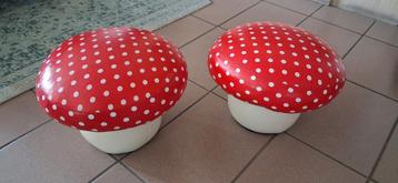 Paddenstoel Efteling 2 stuks beschikbaar voor biedingen