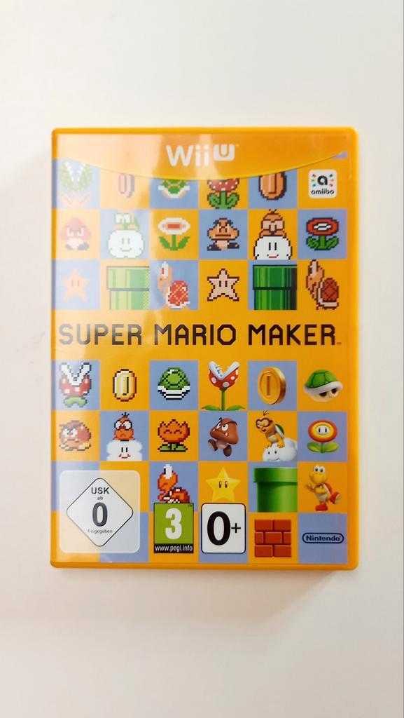 Super Mario Maker - Wii U + ARTBOOK, Games en Spelcomputers, Games | Nintendo Wii U, Zo goed als nieuw, Avontuur en Actie, 2 spelers