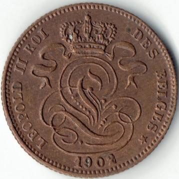 Belgique 1 centime, 1902