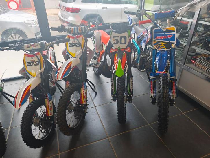 Crossmotoren en pitbikes van 49cc tot 125cc — Vanaf €749!, Fietsen en Brommers, Overige Fietsen en Brommers, Nieuw, Ophalen of Verzenden