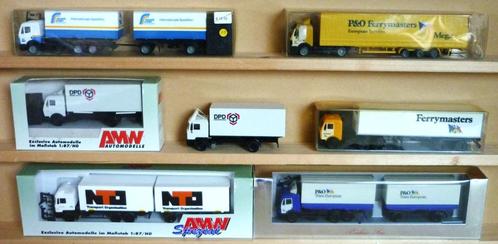 Vrachtwagens voor Belgische modelbaan  1/87  HO  vaste prijs, Hobby en Vrije tijd, Modeltreinen | H0, Zo goed als nieuw, Overige typen