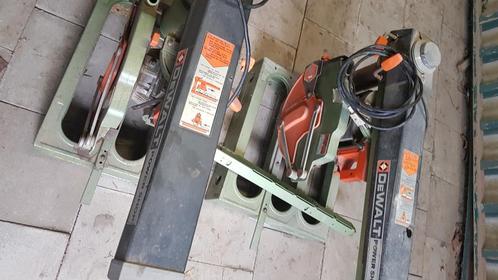 2 defecte radiaalzagen Dewalt DW125, Doe-het-zelf en Bouw, Gereedschap | Zaagmachines, Gebruikt, Overige typen, 600 tot 1200 watt