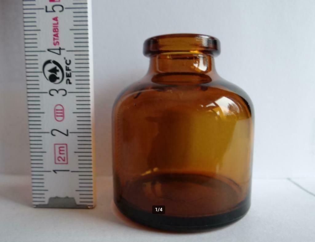 Lot de 10 flacons 20ml - verre brun, Ophalen of Verzenden, Zo goed als nieuw