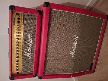 Marshall MG100HDFX special edition red + cabinet MG412A beschikbaar voor biedingen